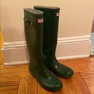 Hunter Original Tall Boots, Hunter Green